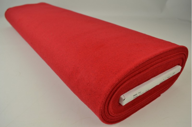 Wolle 380 g/m² rot, Rolle