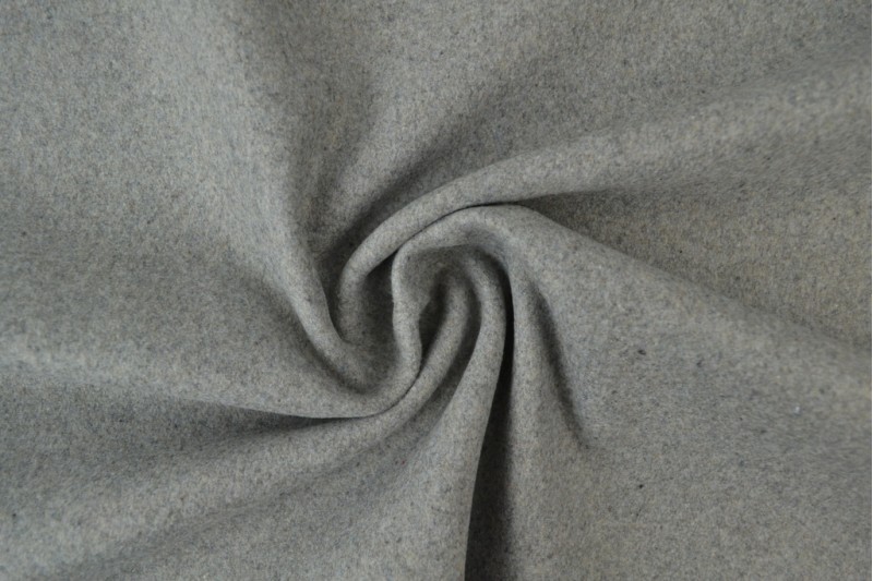 Wolle 380 g/m² grau silber