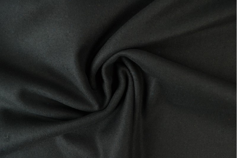 Wolle 380 g/m² schwarz